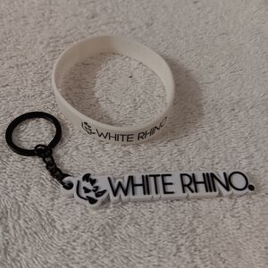White Rhino keychain